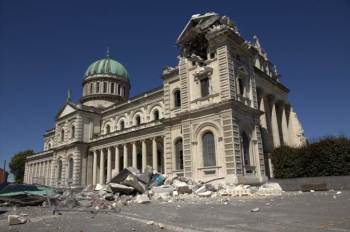Damaged building Christchurch 2011 Image Steve Brazier Dept PM and Cabinet