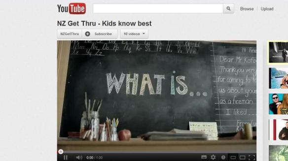 Kids know best video via Get Thru